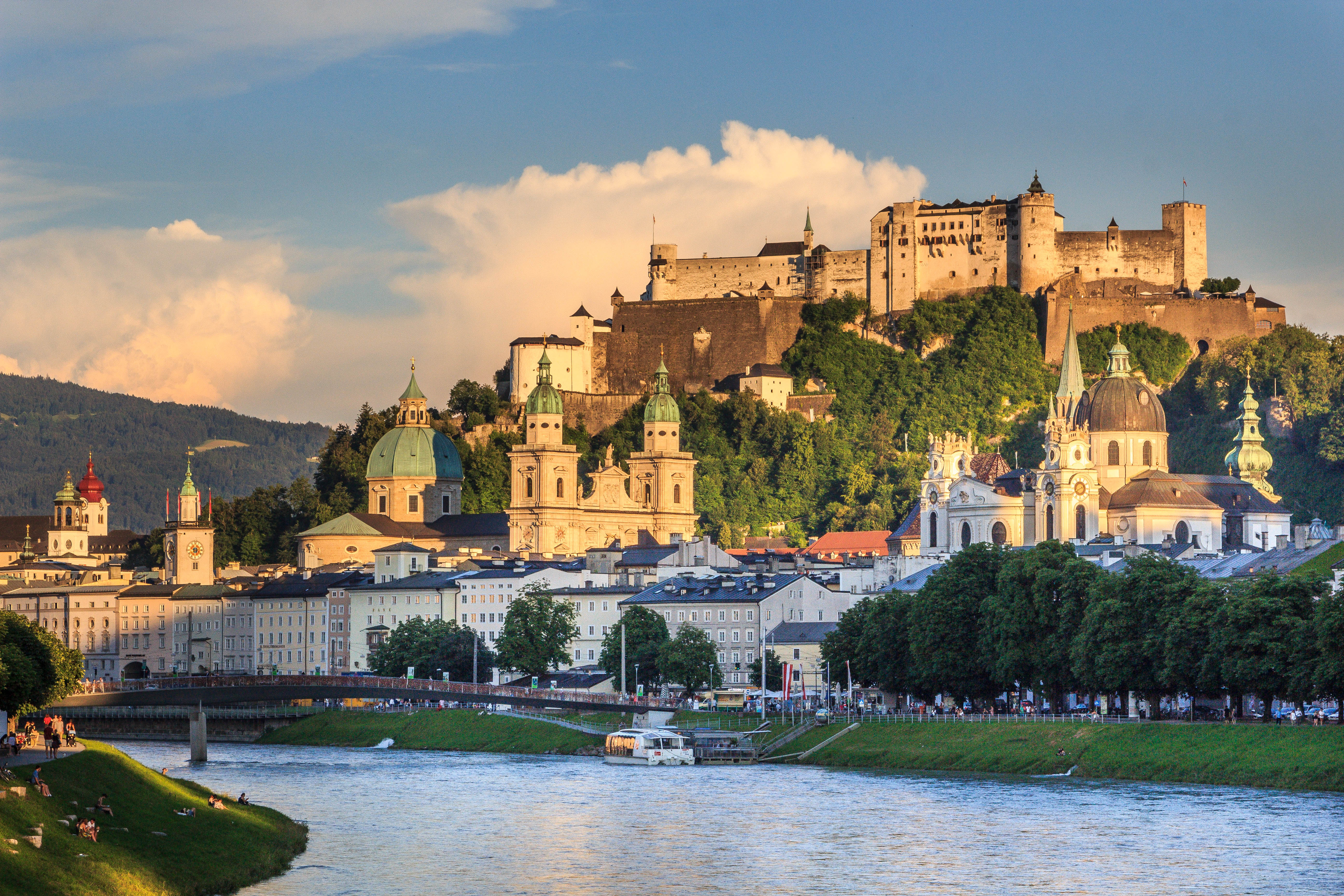 Фото бесплатно Австрия, замок, Зальцбург