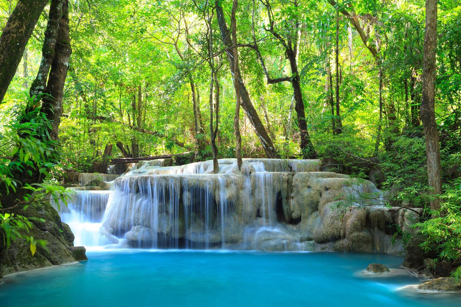 Wallpapers Thailand nature waterfall on the desktop