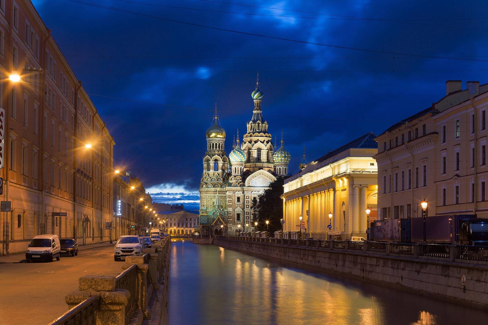 桌面上的壁纸救世主血教堂 圣彼得堡 俄罗斯