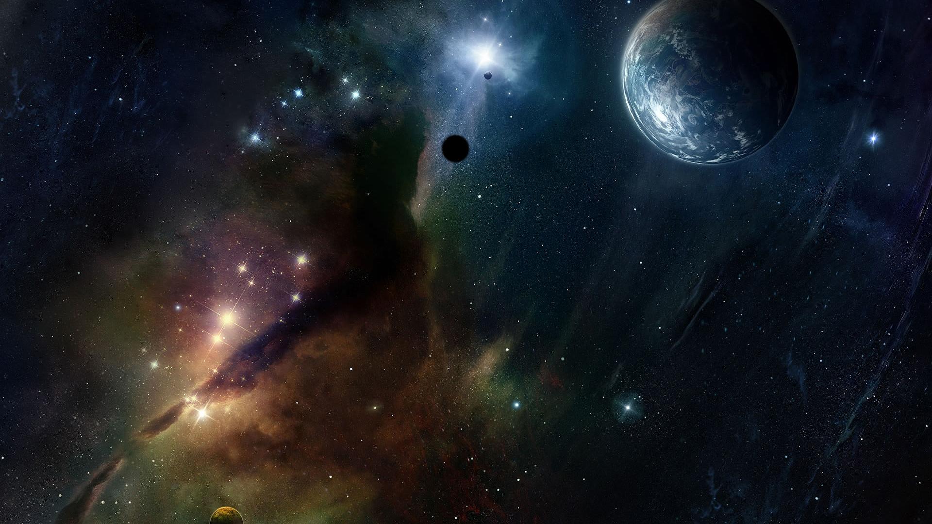 Wallpapers space night the universe on the desktop