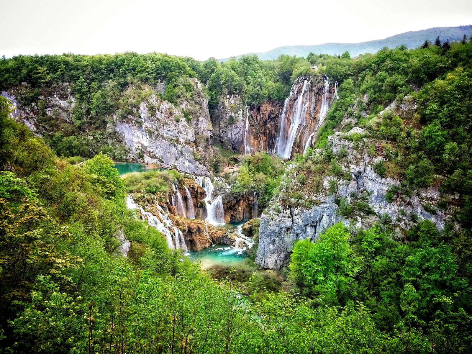 Обои Хорватия водопад река на рабочий стол