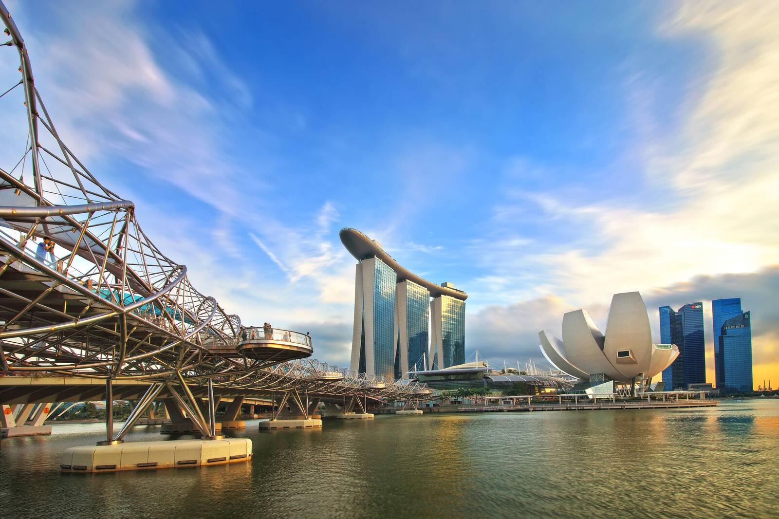 Обои мост Сингапур дома на рабочий стол