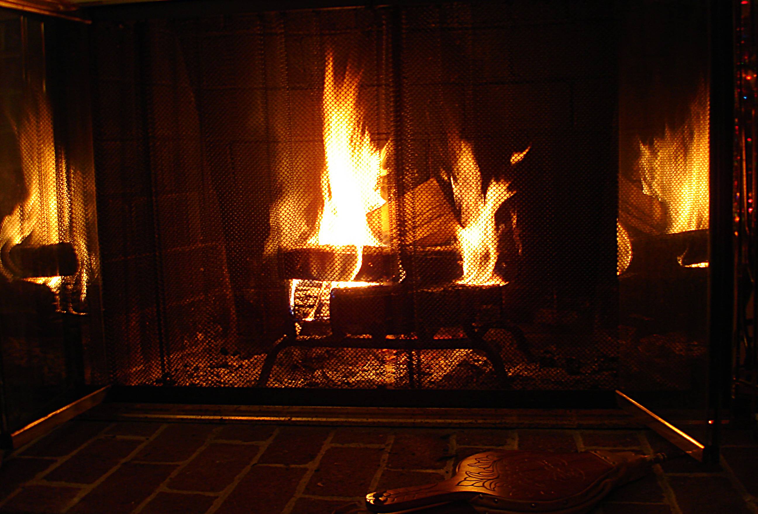 Wallpapers fireplace stove bonfire on the desktop