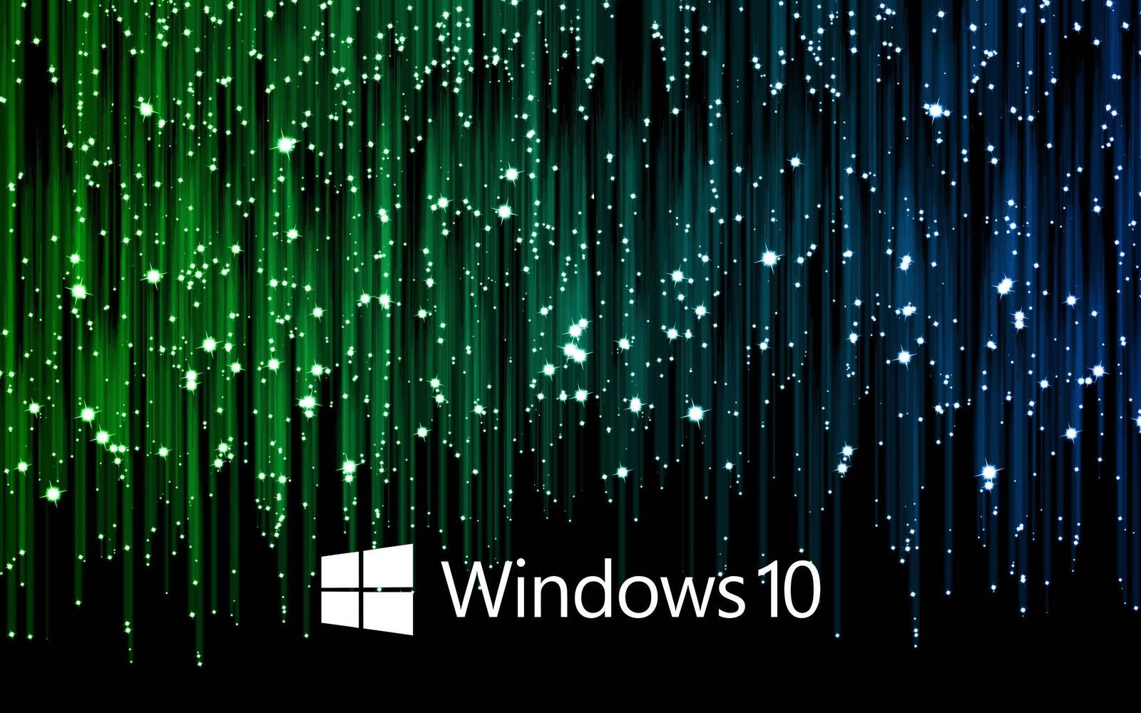 Free photo Windows 10 matrix