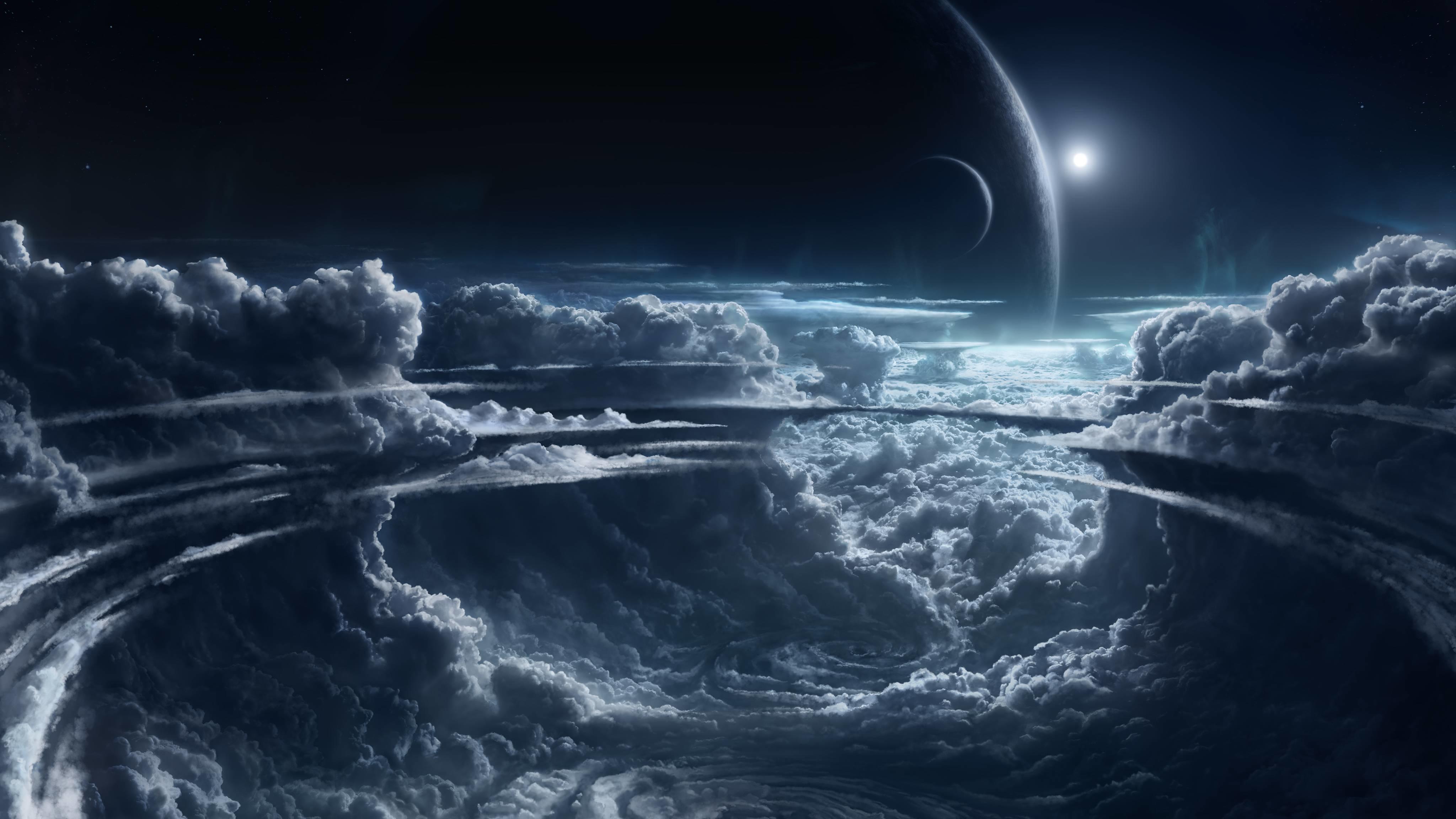 Wallpapers space vast expanses of space clouds on the desktop