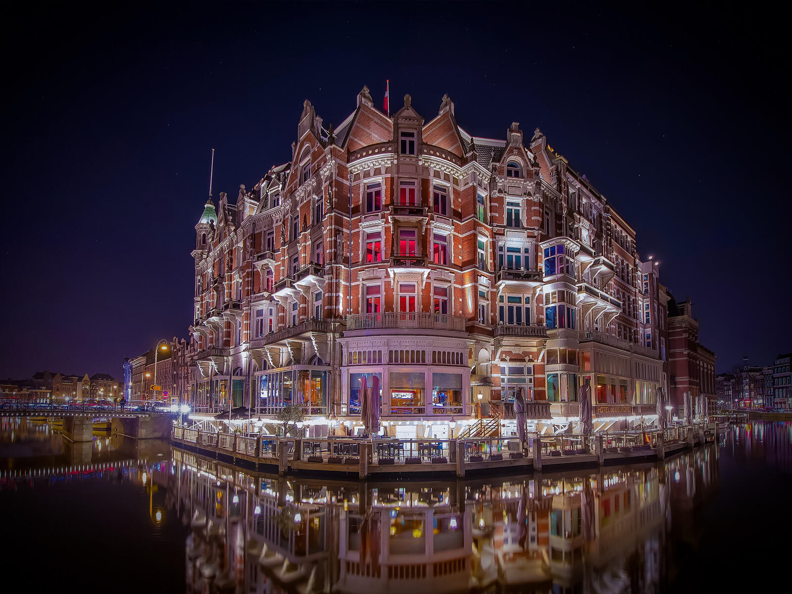 桌面上的壁纸阿姆斯特丹 欧洲酒店(Hotel l europe) 荷兰