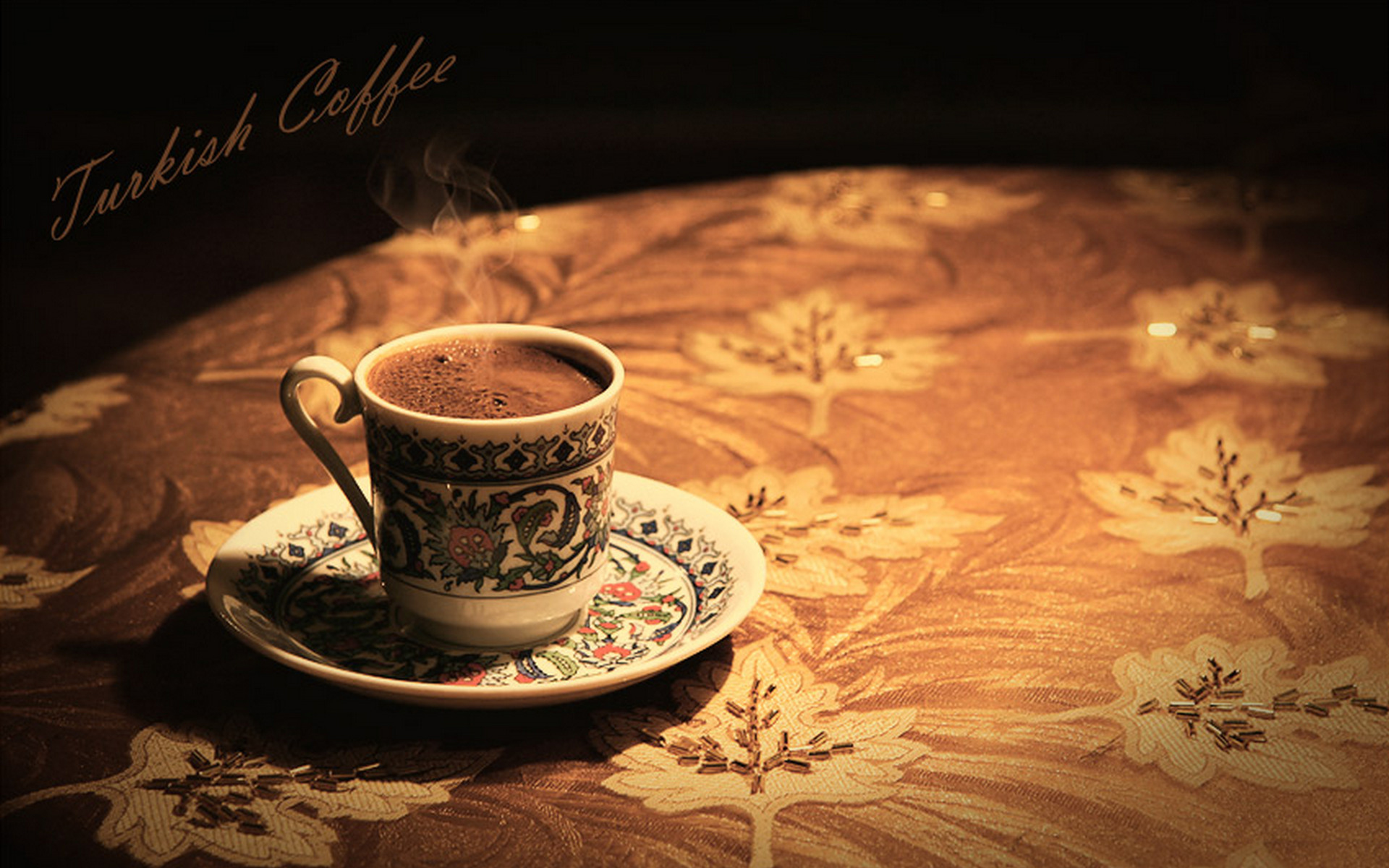 Wallpapers table tablecloth saucer on the desktop