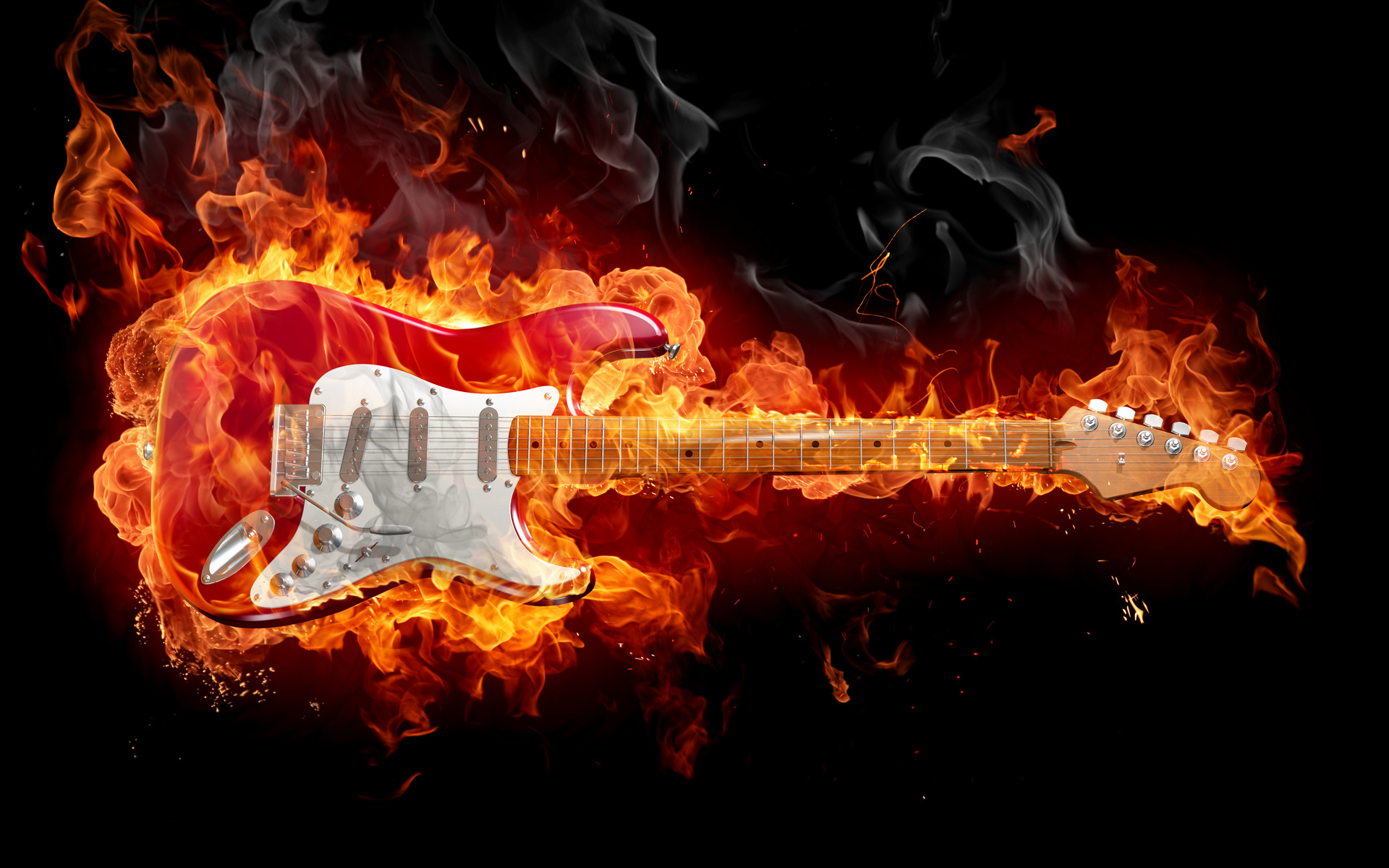Photo fire regulators electric guitar - free pictures on Fonwall.