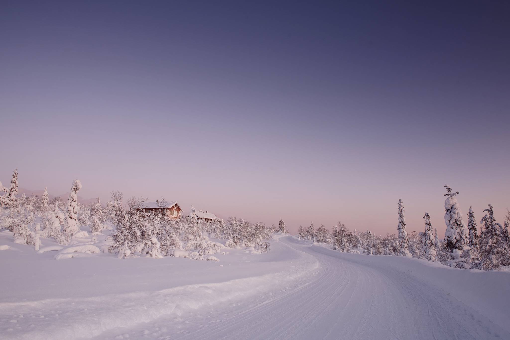 Обои Лапландия Финляндия зима на рабочий стол