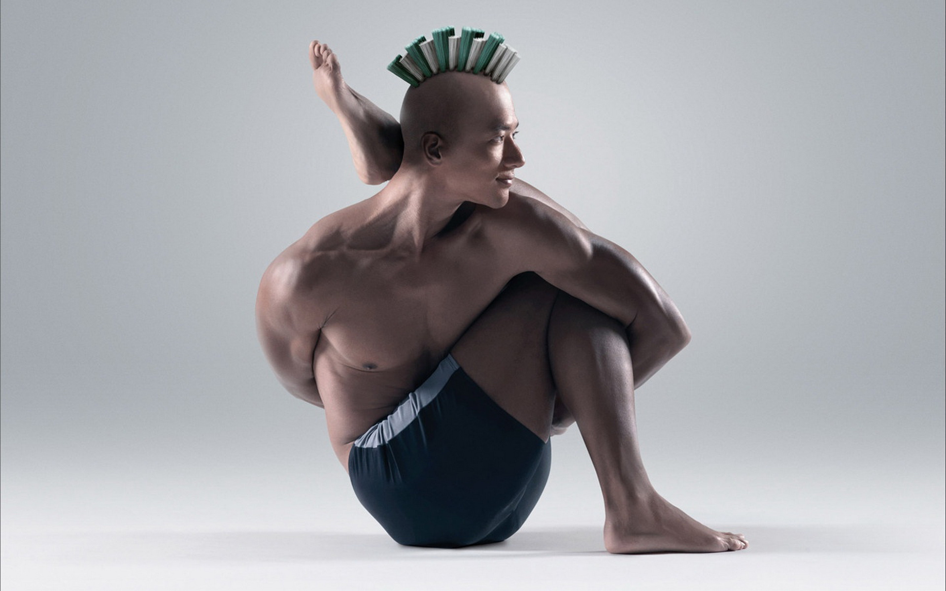 Wallpapers Yoga posture flexibility on the desktop