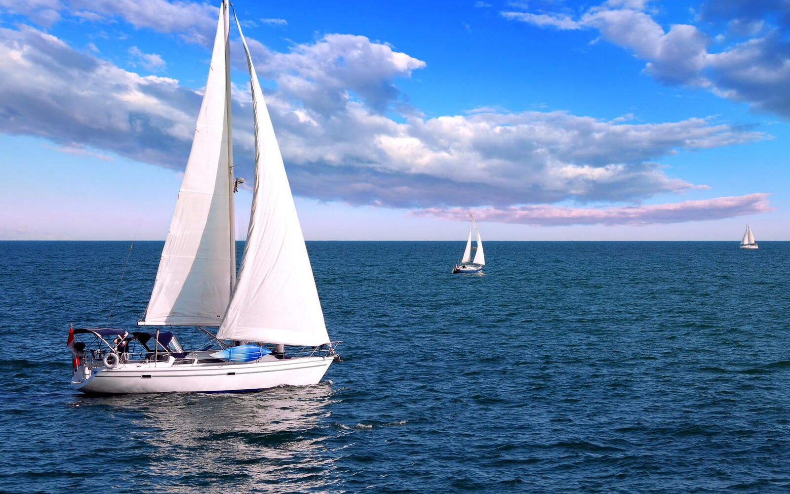 Wallpapers yachts sails white on the desktop