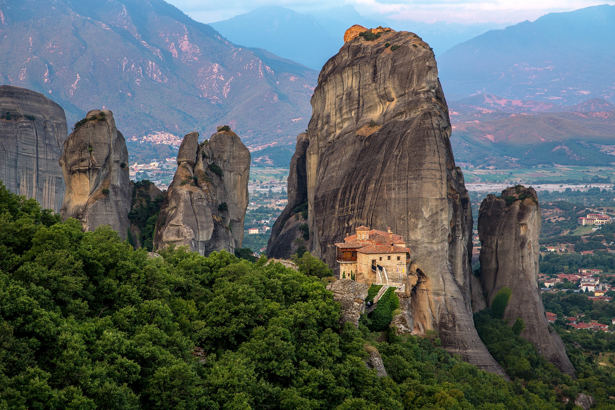 Обои горы пейзажи Греция на рабочий стол