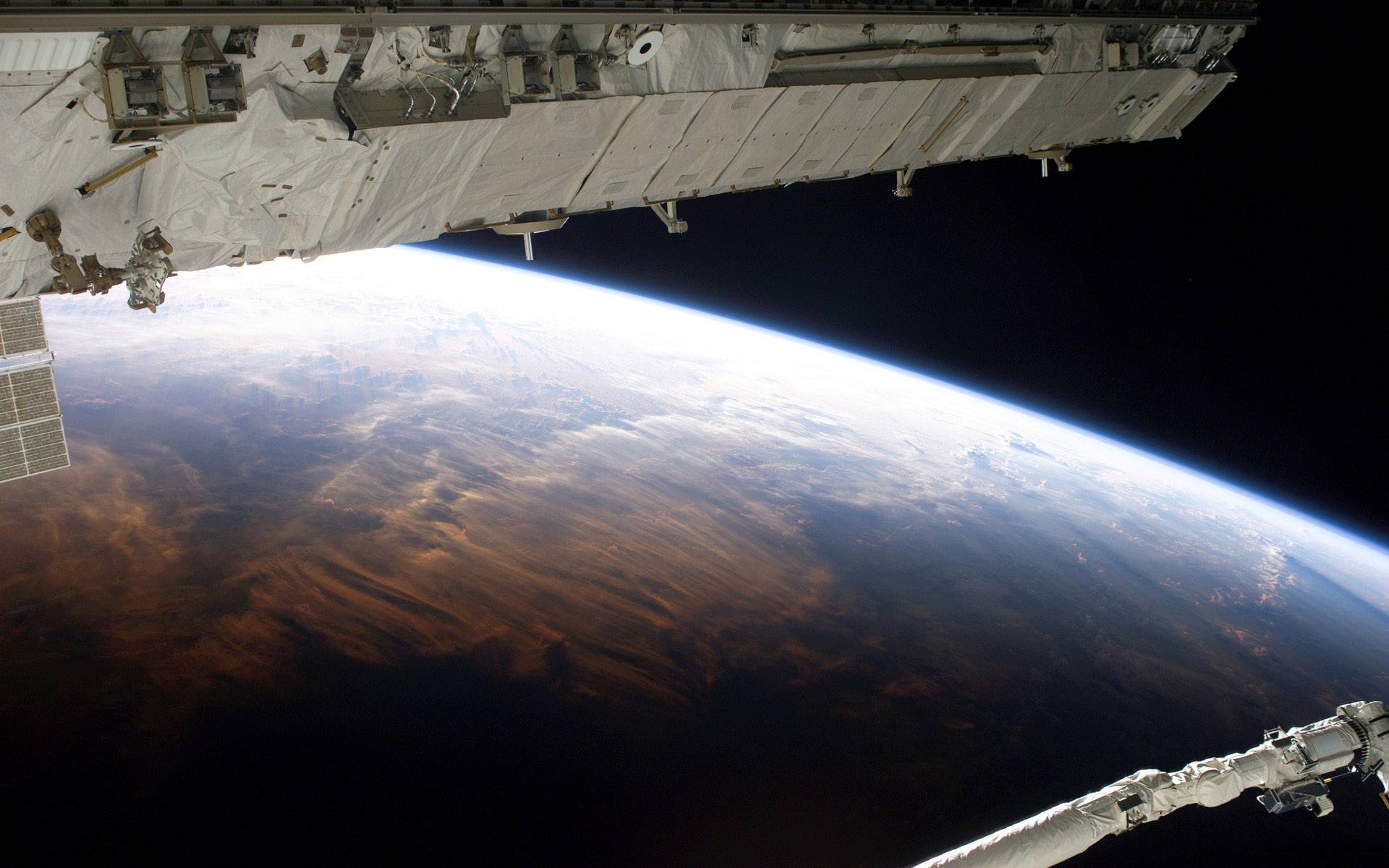 Фото бесплатно орбиту, МКС, Земля
