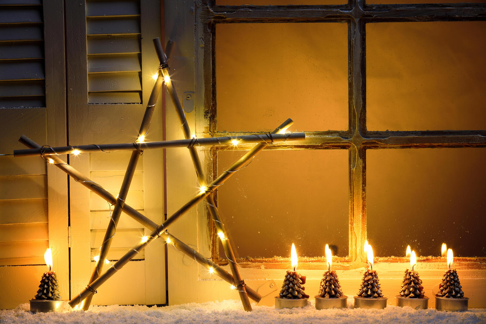 Обои свечи новогодние обои рождество на рабочий стол