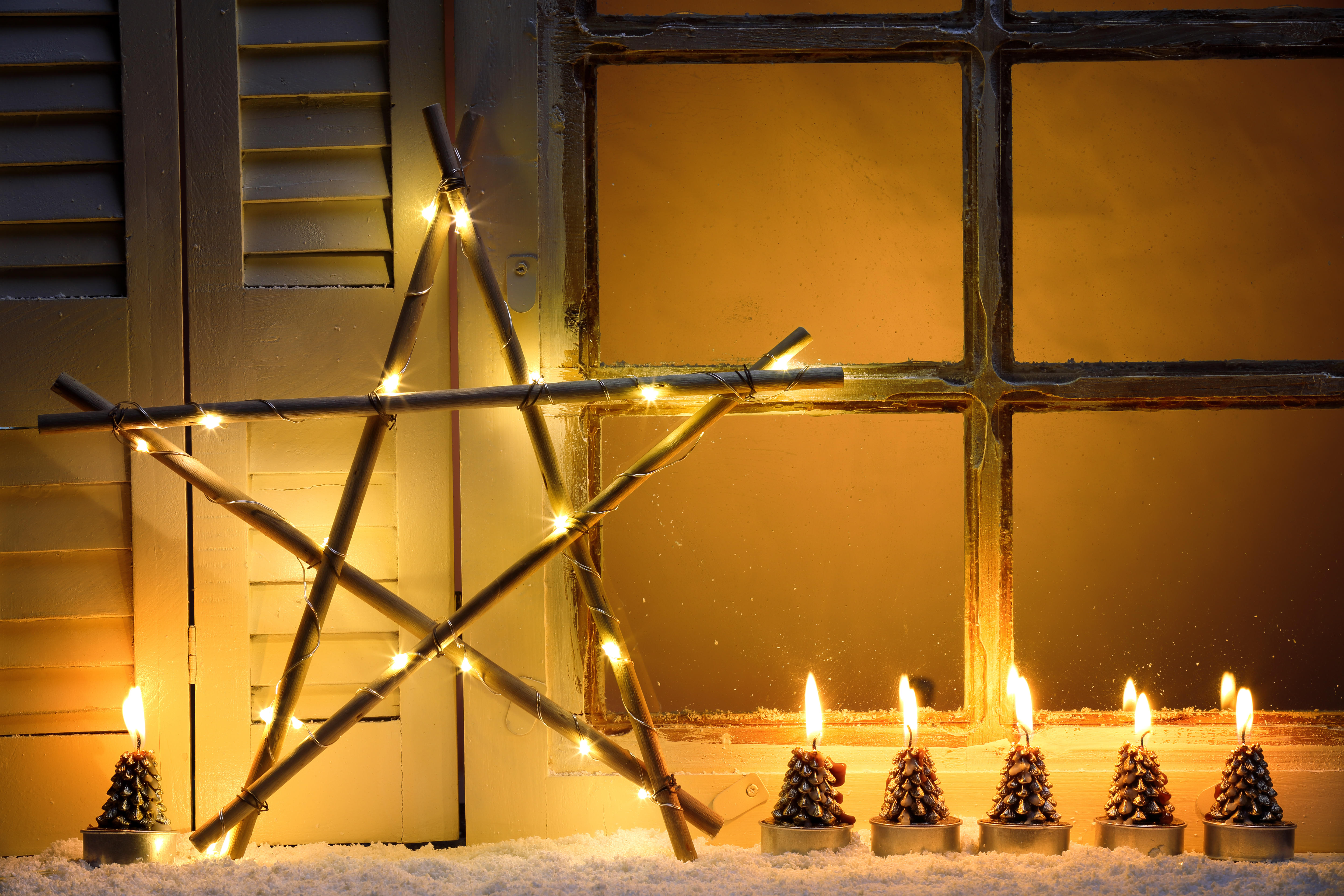 Фото бесплатно свечи, новогодние обои, рождество
