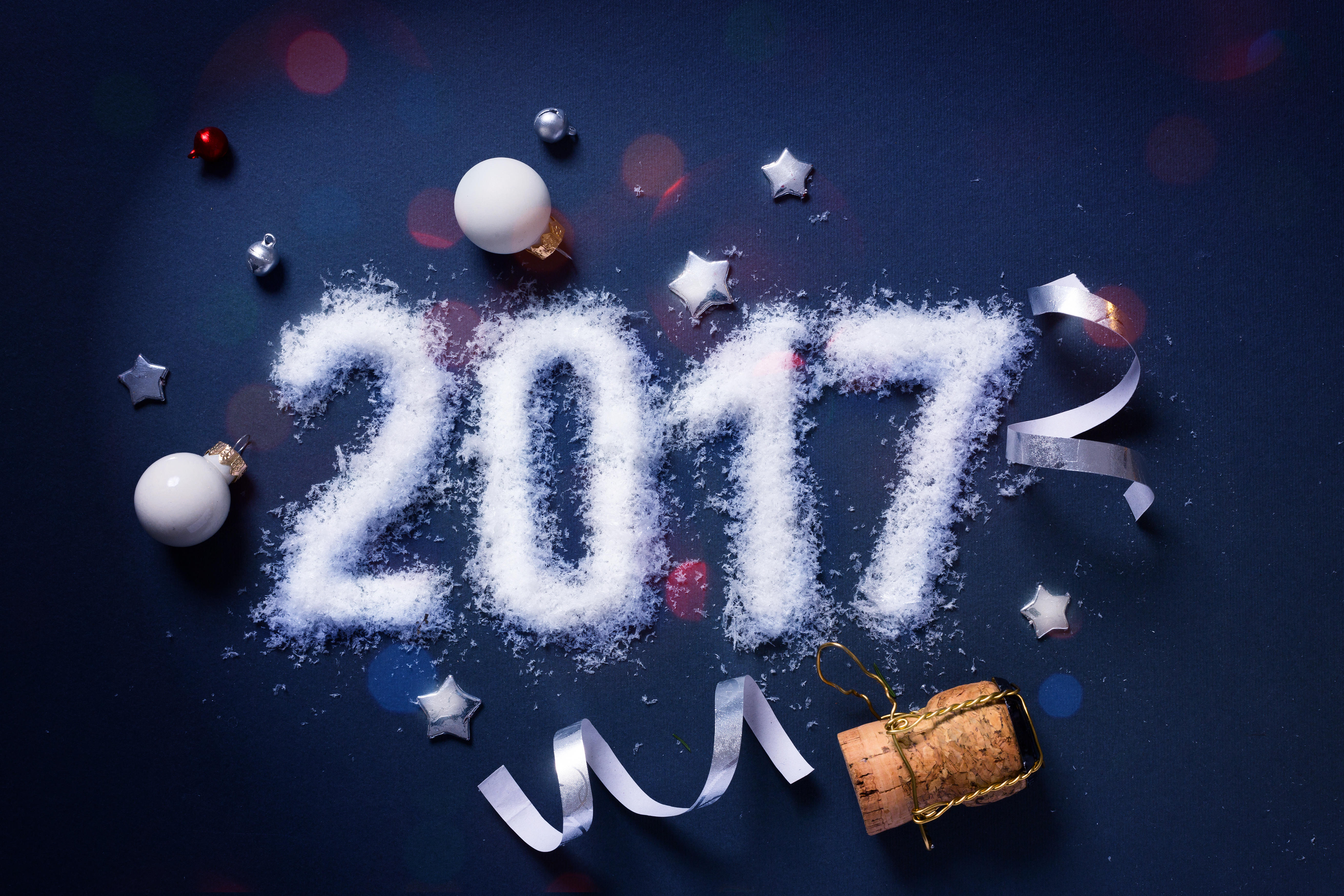 Photo free New Year wallpapers, date, from 2017 year