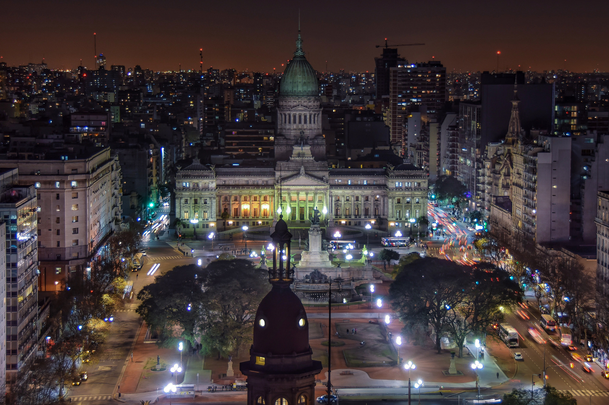Обои Буэнос-Айрес город вид сверху на рабочий стол