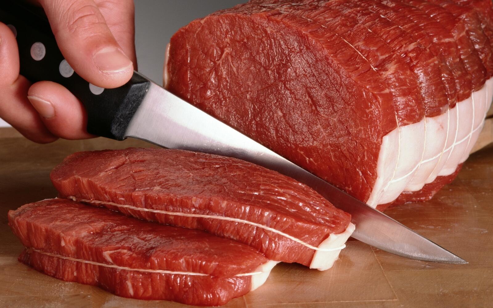 桌面上的壁纸肉类 未生的 牛排