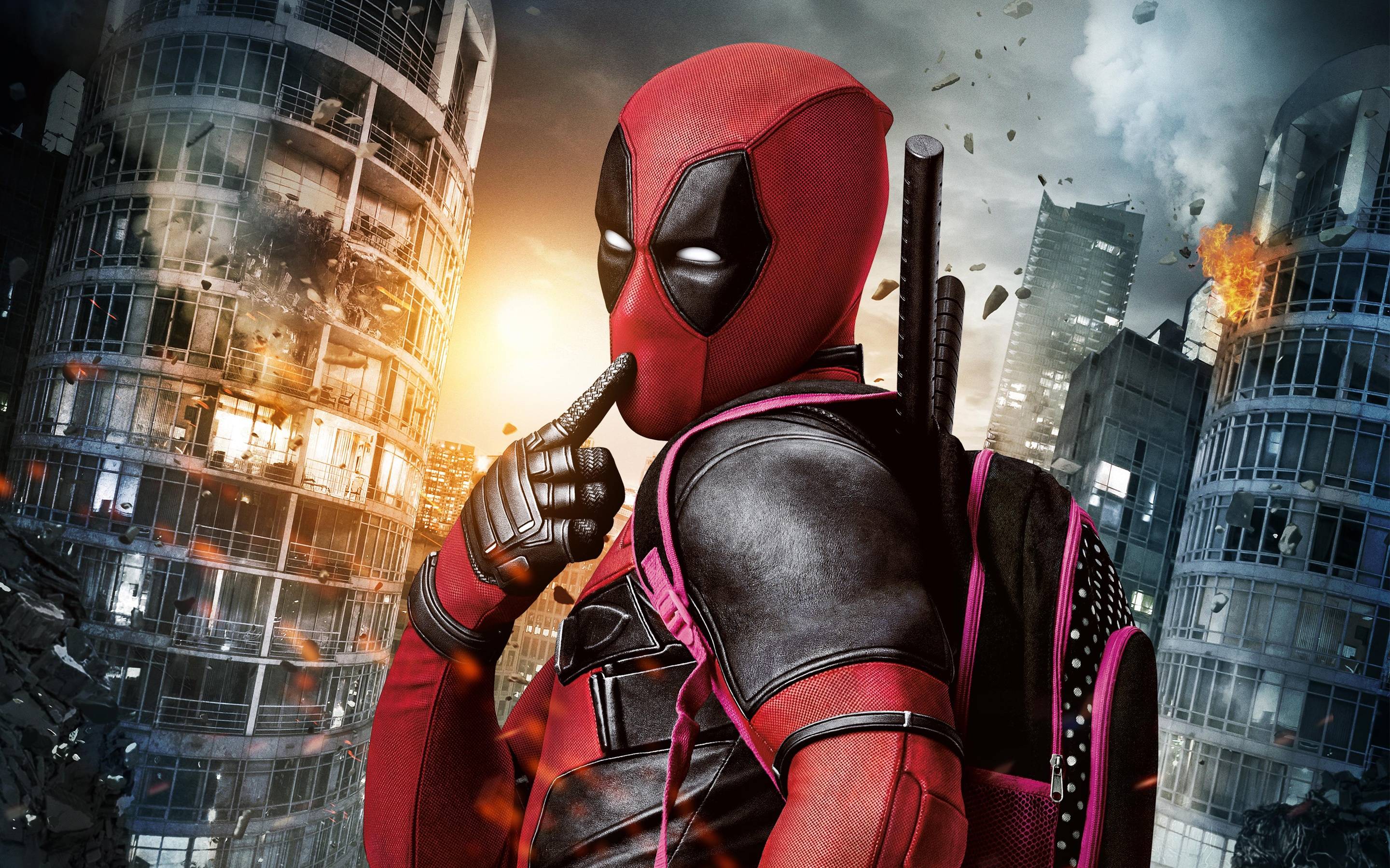 Wallpapers Deadpool the character movies on the desktop