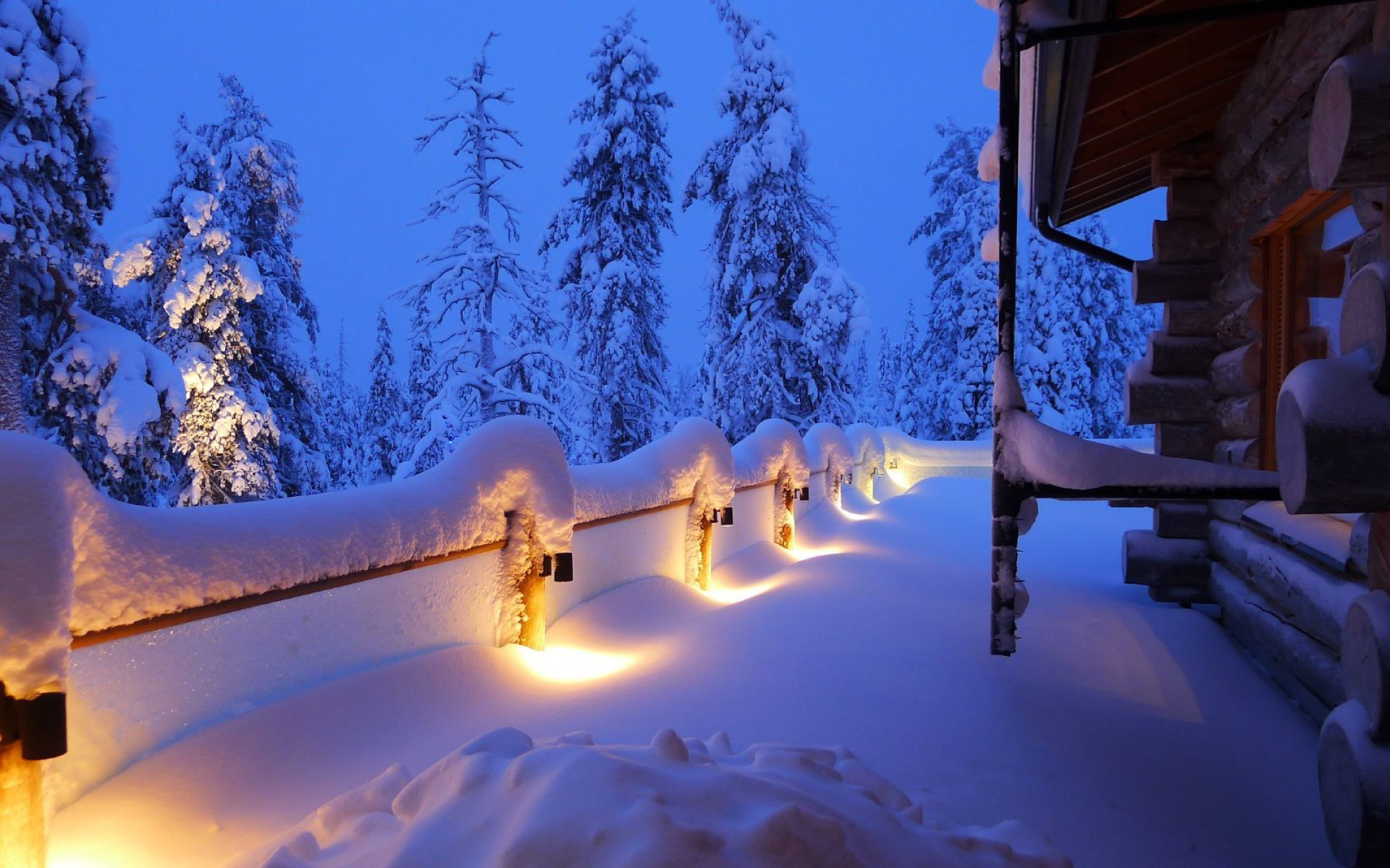 Фото бесплатно зима, вечер, дом