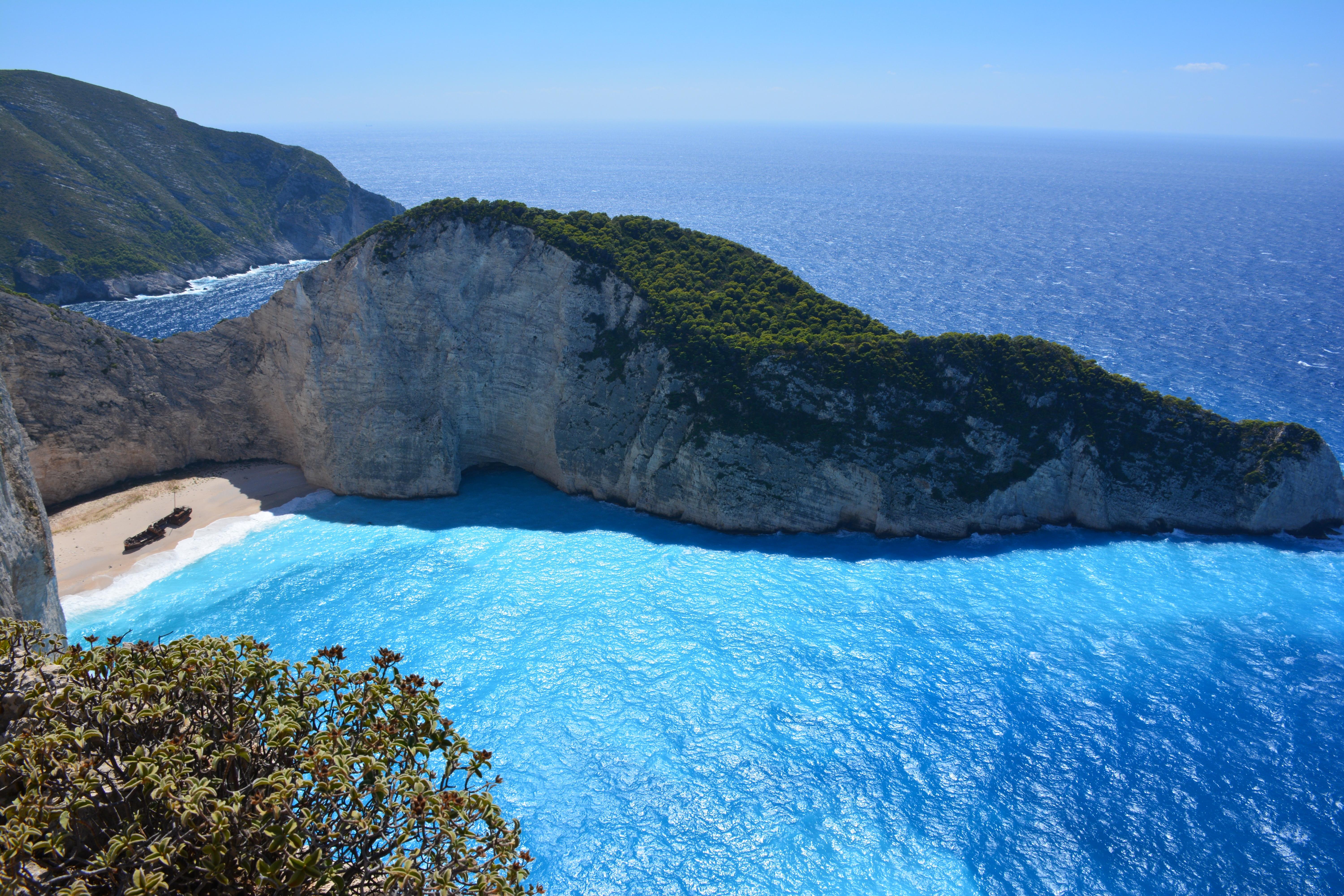 Бесплатное фото Картинка остров закинф, греция на телефон