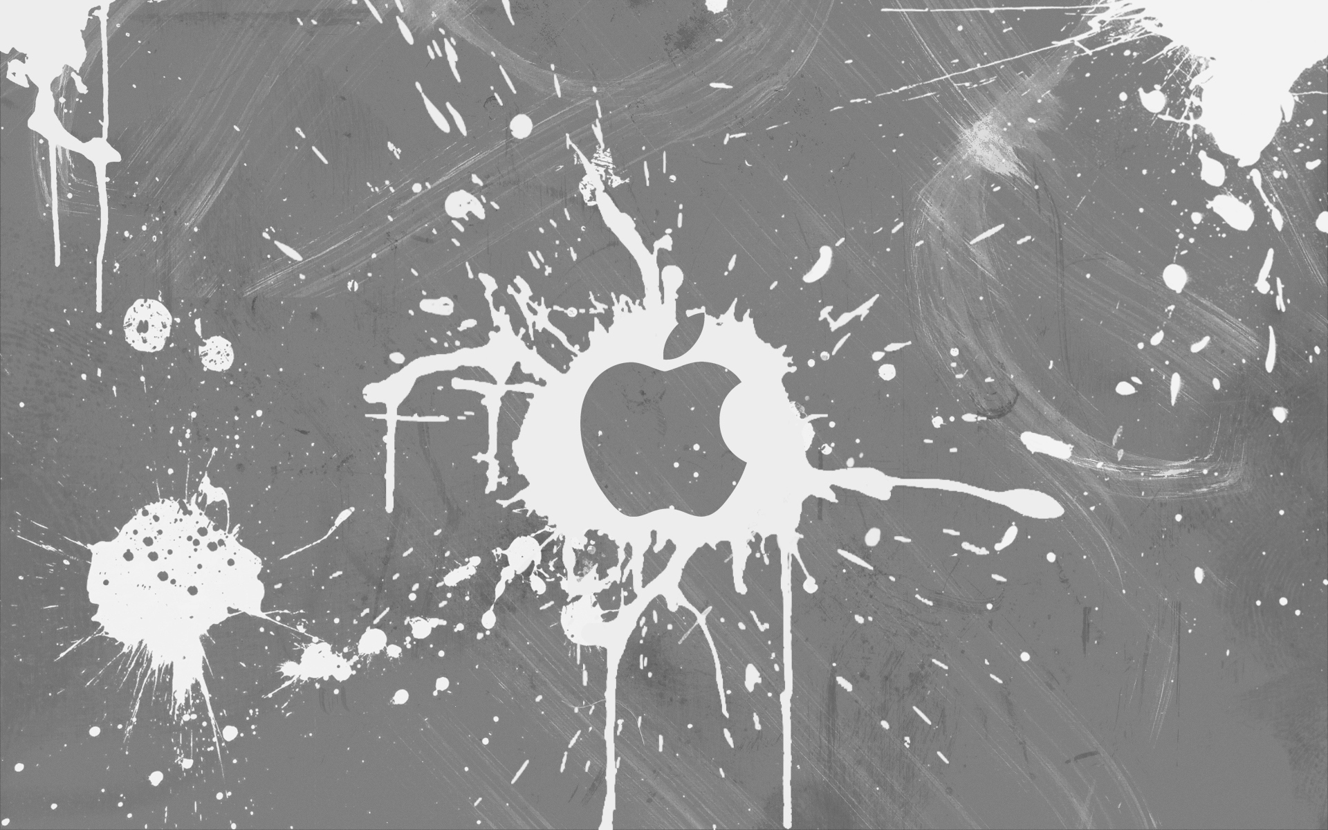 Wallpapers icon apple splash on the desktop