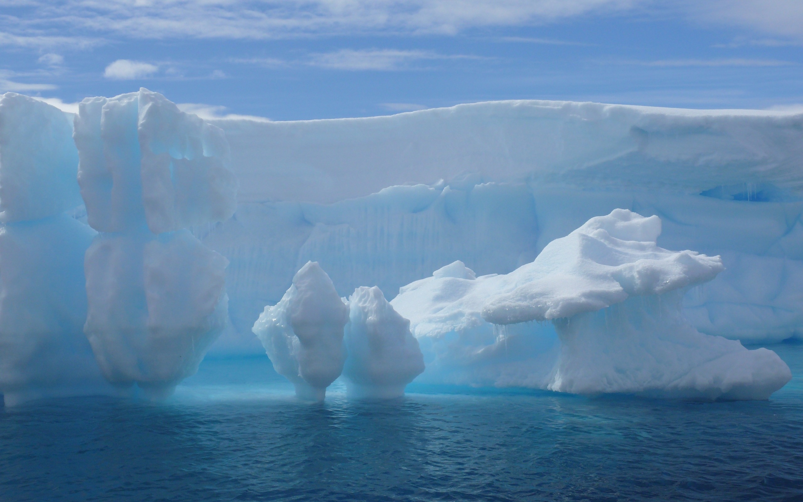 Обои море льдины айсберг на рабочий стол