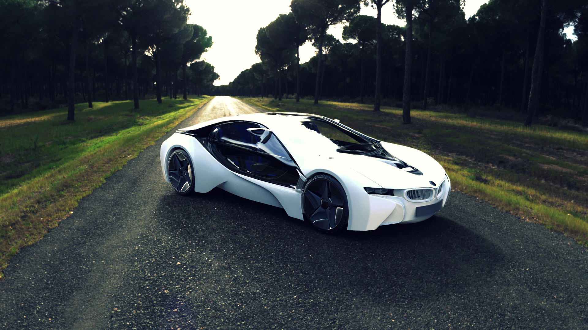Wallpapers bmw concept road on the desktop