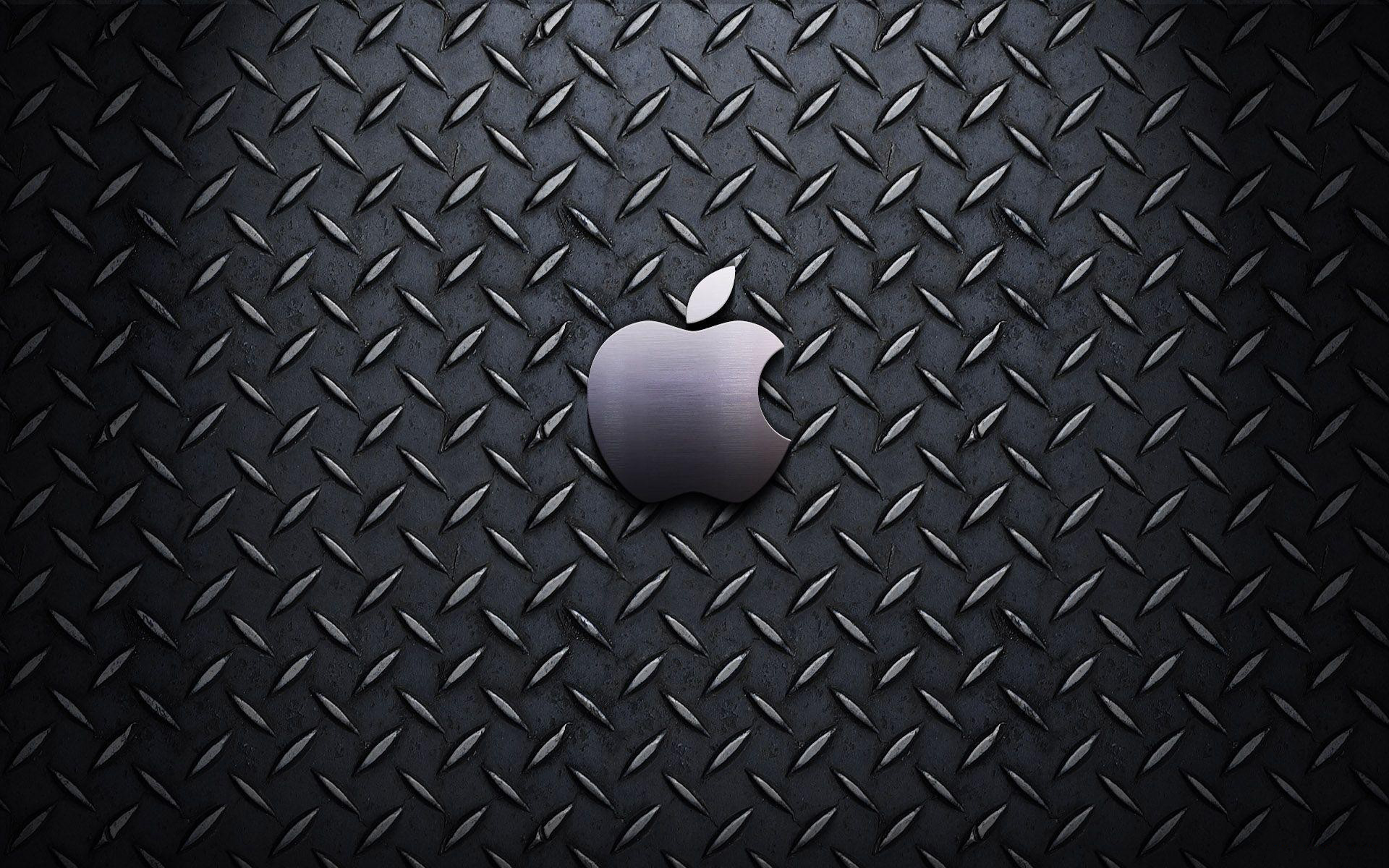 Wallpapers emblem splash apple on the desktop