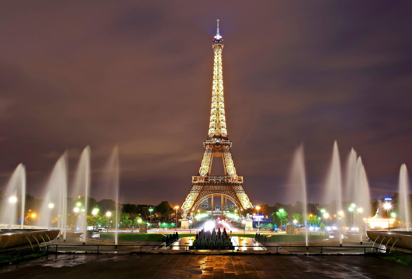 Wallpapers night cityscape France on the desktop