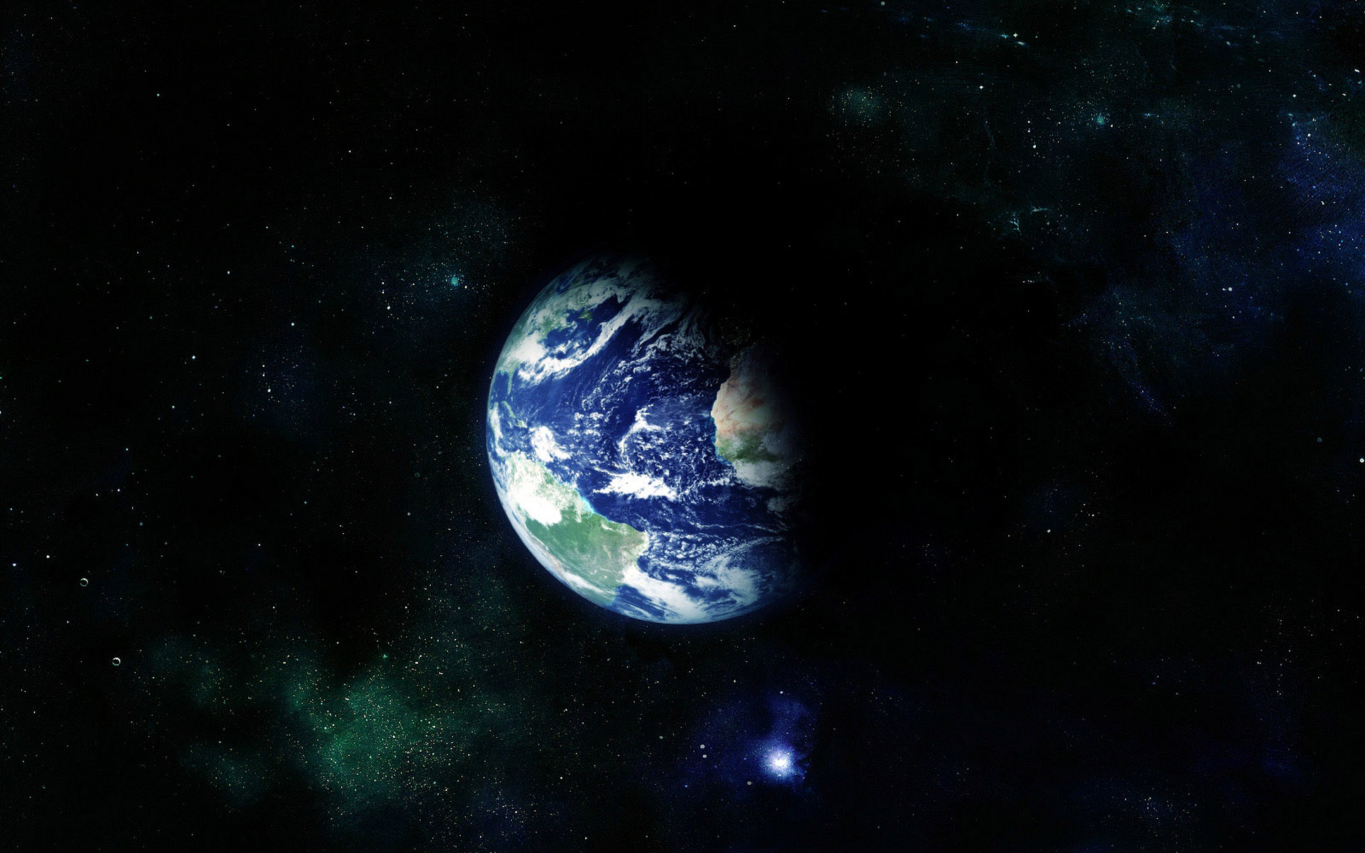 Обои Земной шар картинки на рабочий стол на тему Космос - скачать без смс