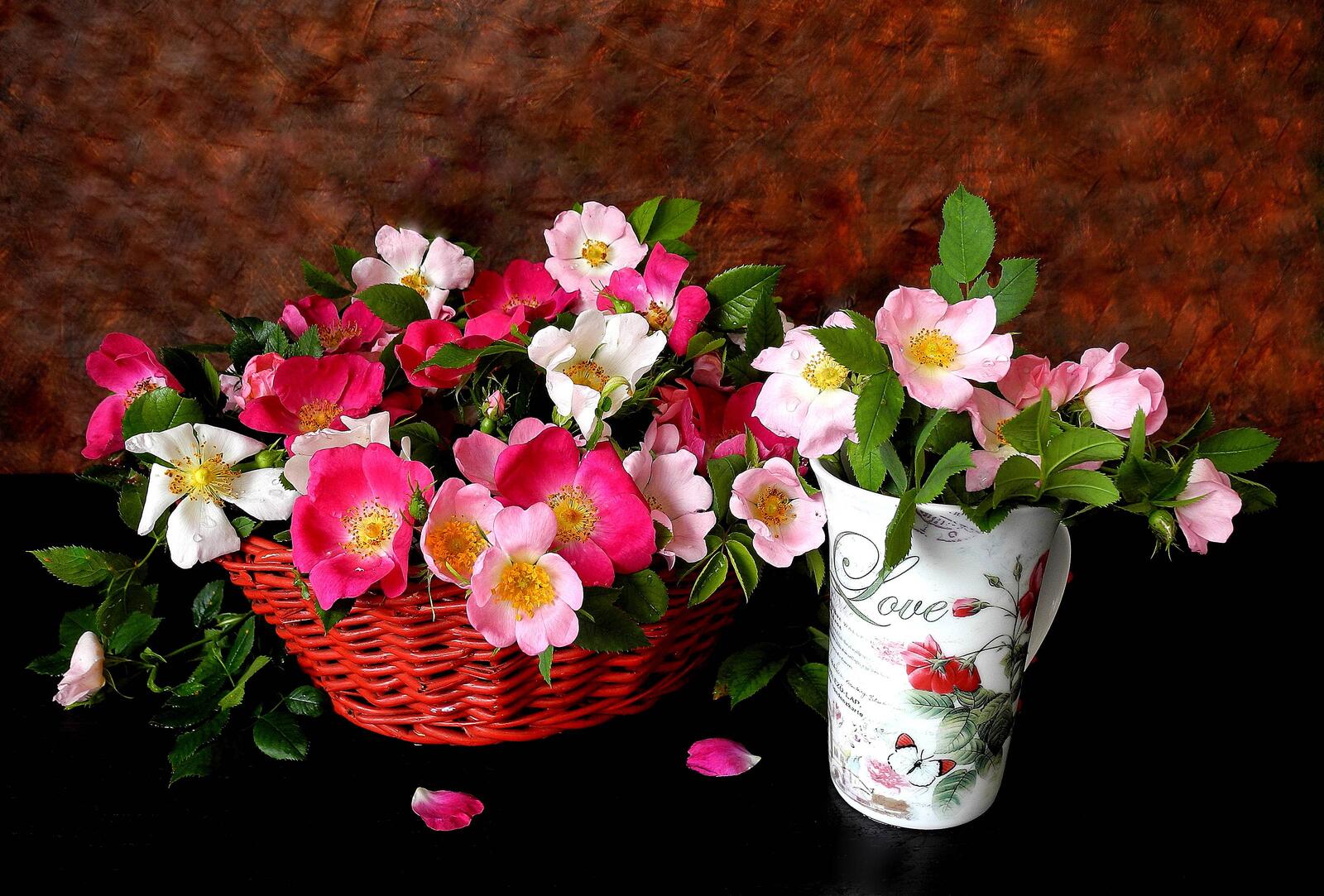 Wallpapers flowers karzin vase on the desktop
