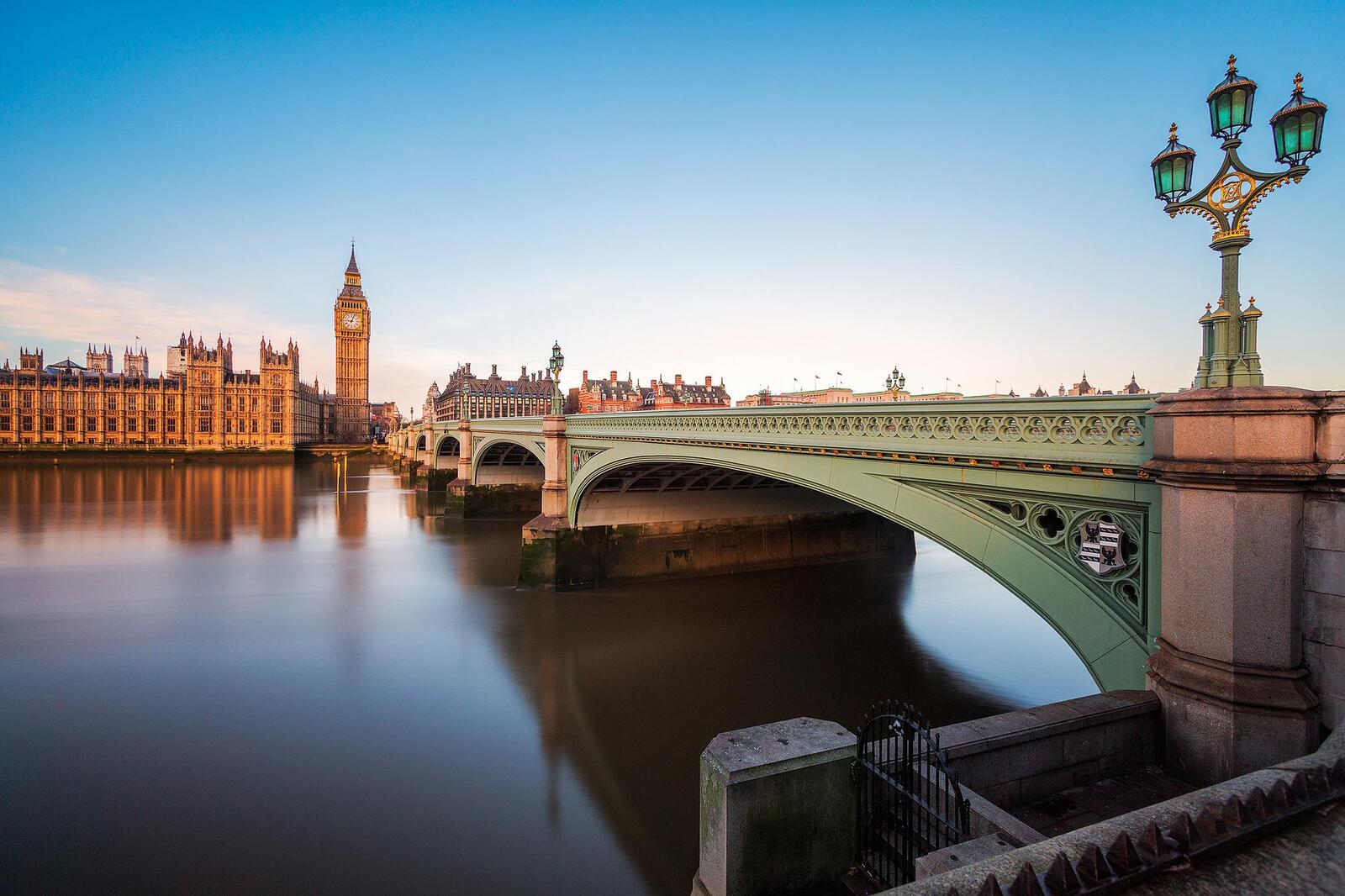 Обои Westminster Bridge Thames London на рабочий стол