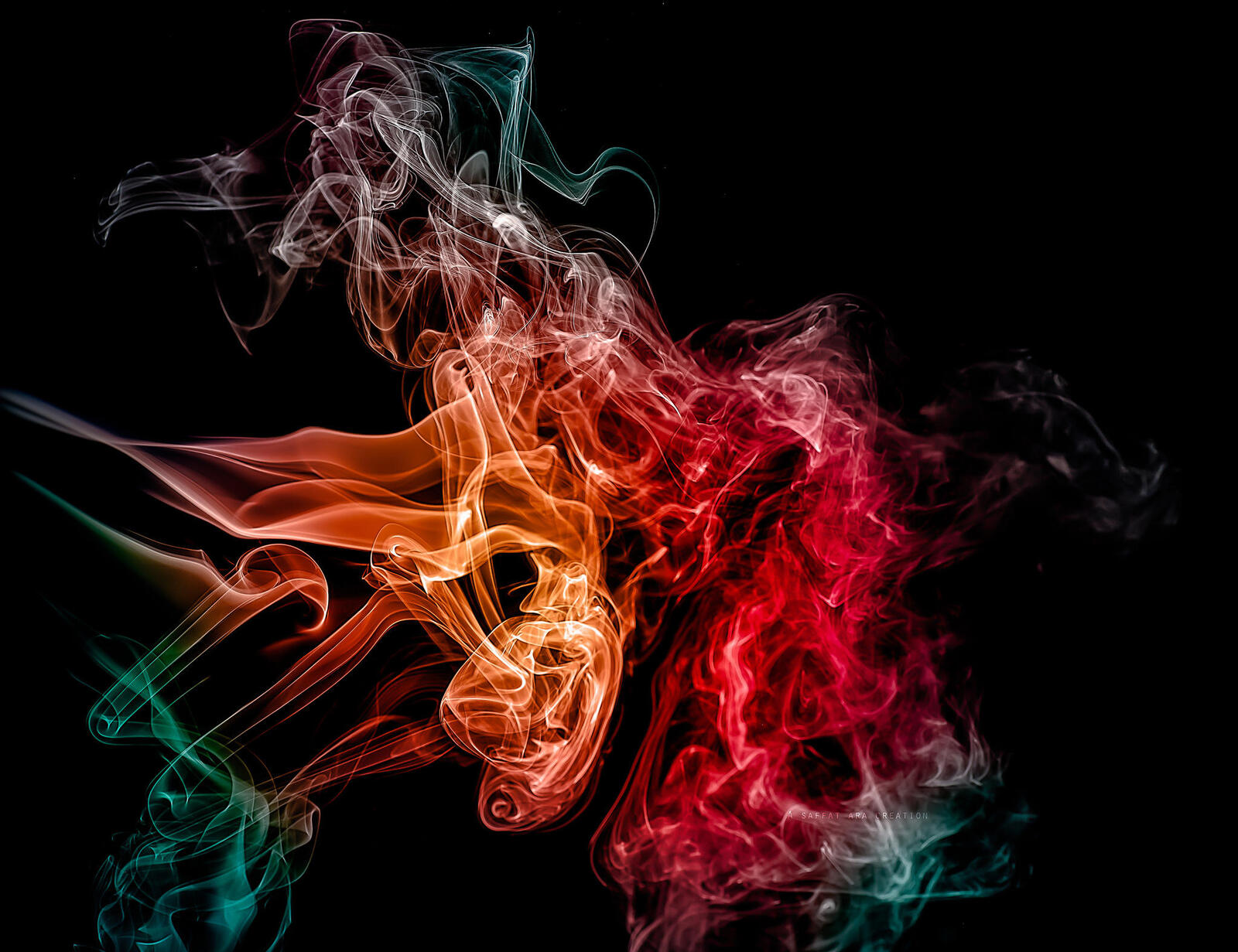 Бесплатное фото Абстракция дым