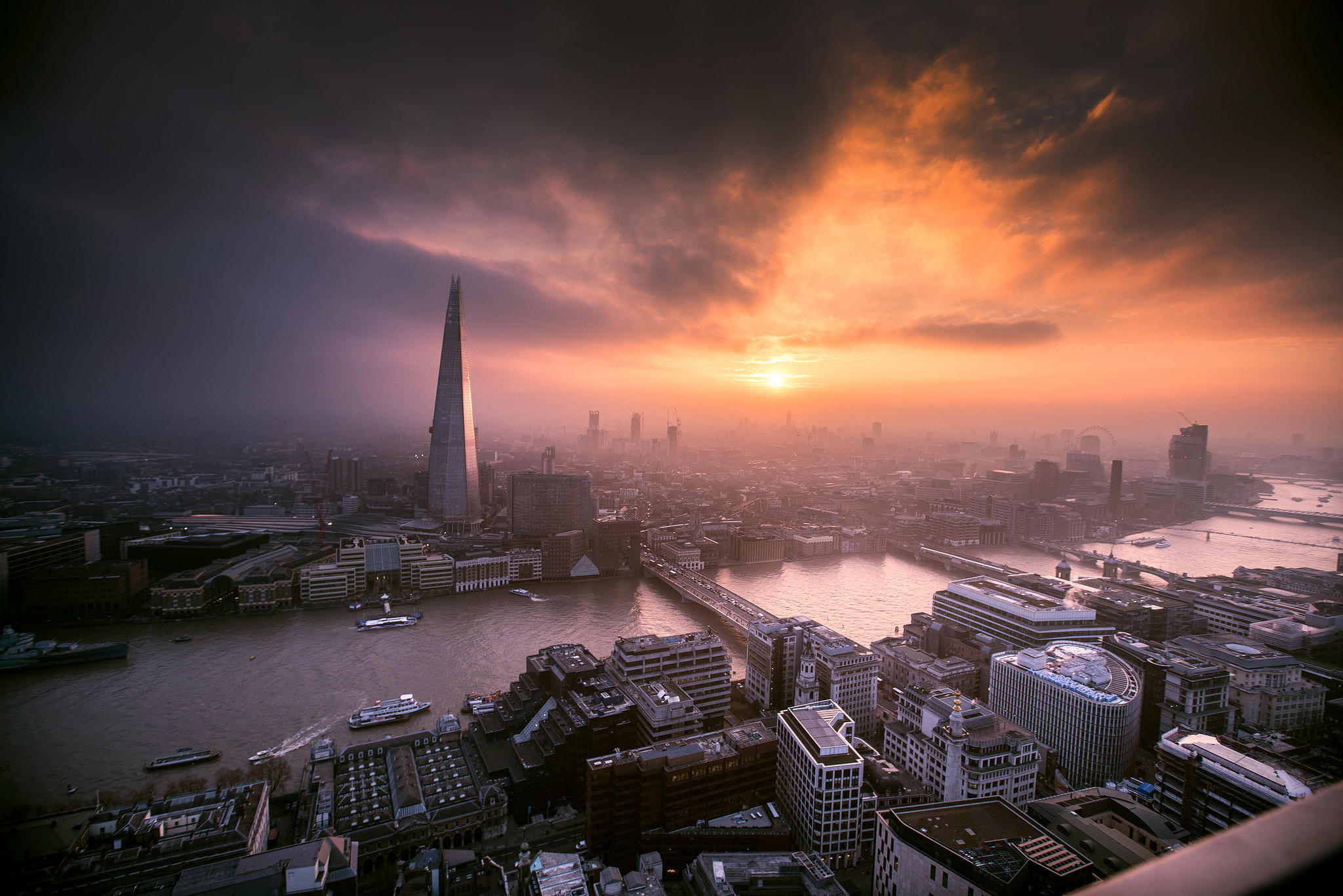 Фото бесплатно London, Лондон, закат