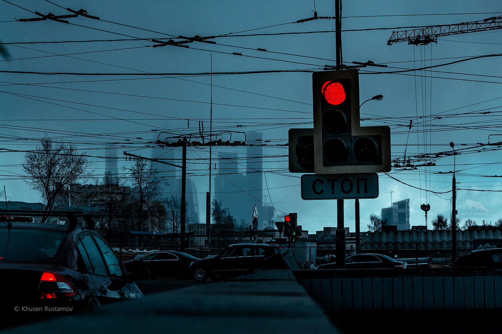 Wallpapers ART IRBIS PRODUCTION Moscow traffic light on the desktop