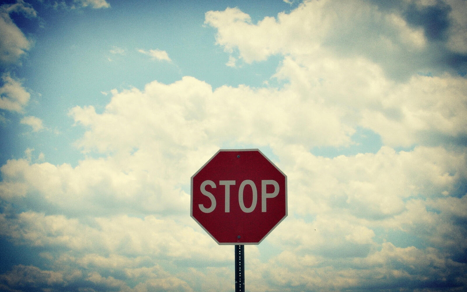 Wallpapers road sign stop on the desktop