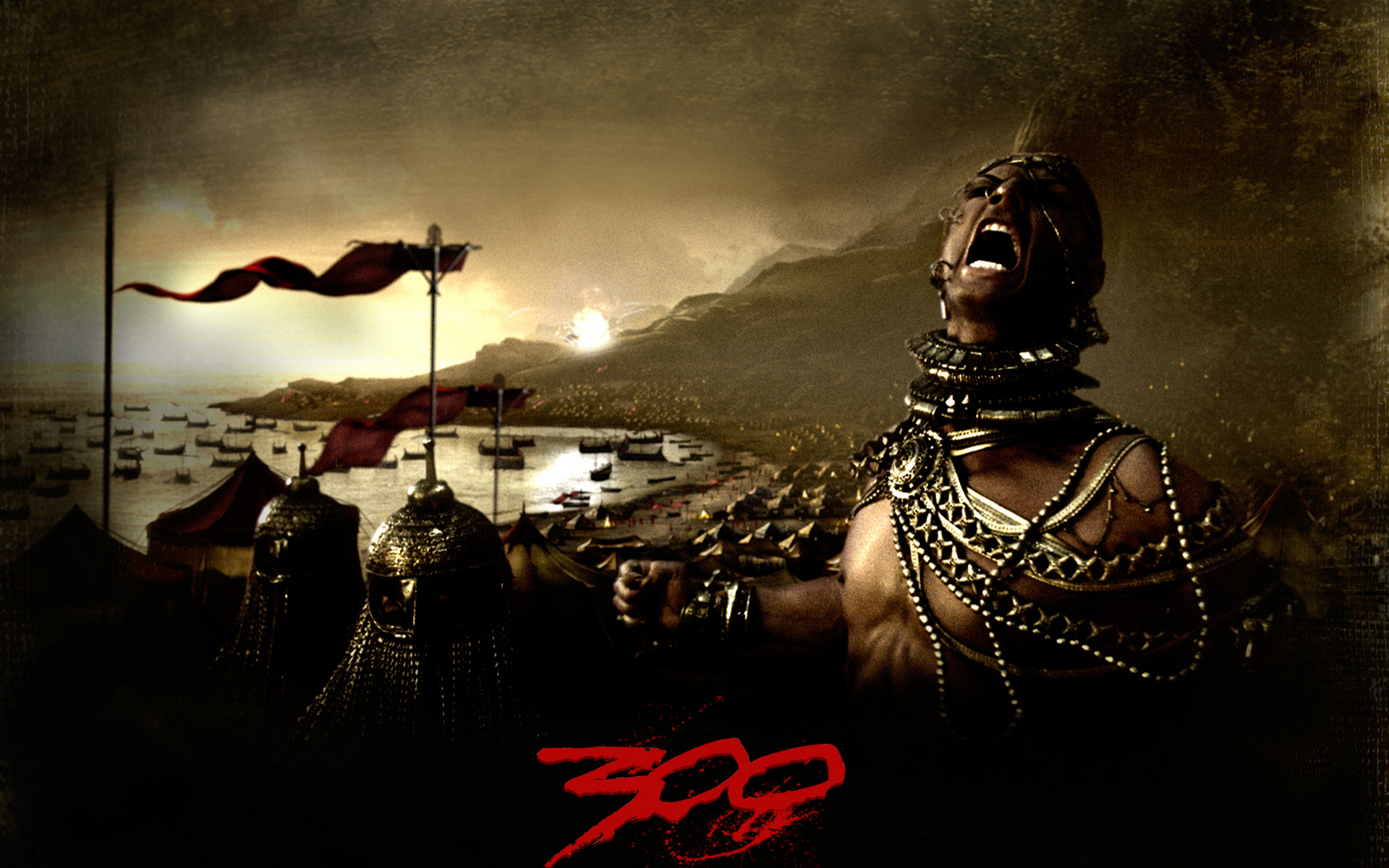 Wallpapers 300 Spartans King Xerxes on the desktop