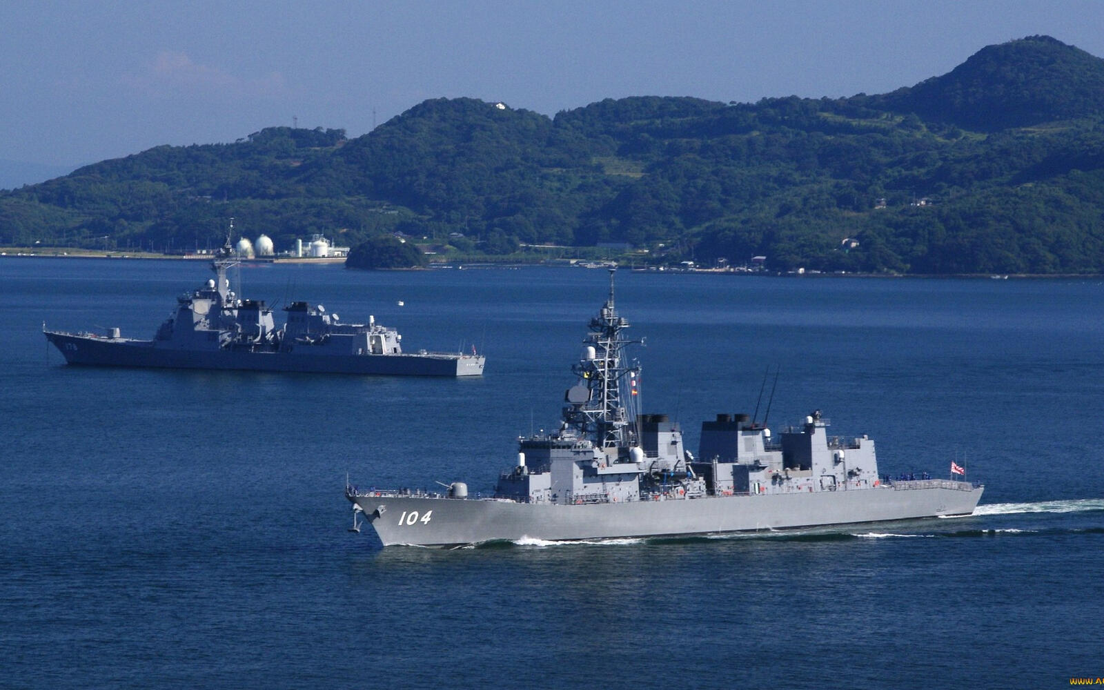 Обои военные корабли палубы вооружение на рабочий стол