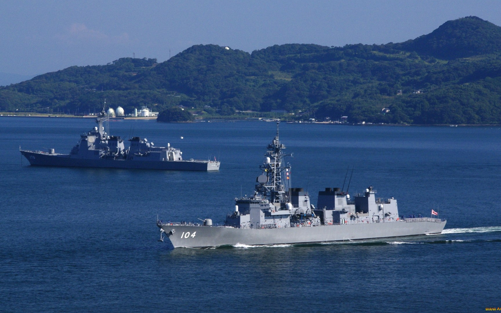 Обои военные корабли палубы вооружение на рабочий стол