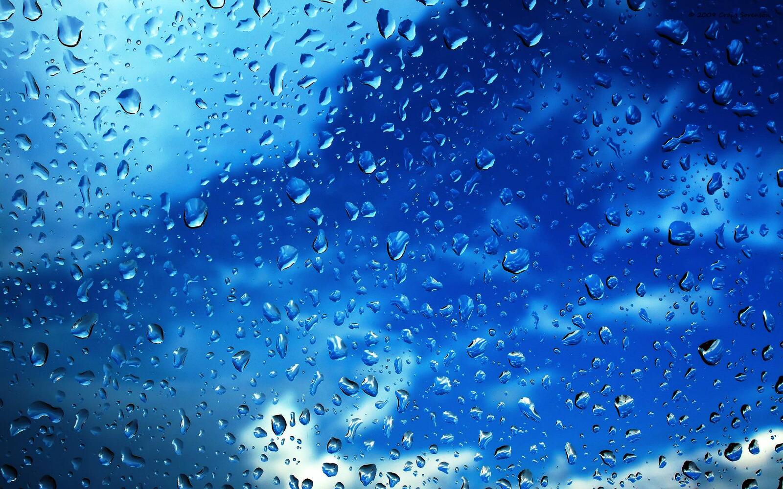 Wallpapers rain drops on glass drops rain on the desktop
