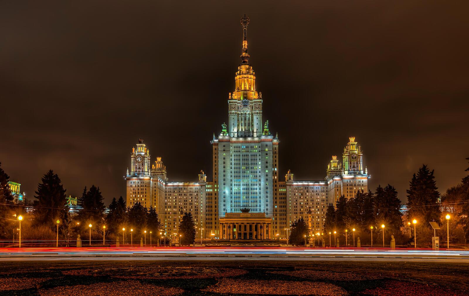 Wallpapers Moscow University Moscow State University Moscow on the desktop
