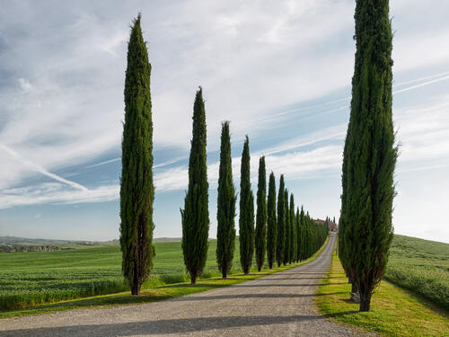 Италия грунтовая дорога гравийная дорога