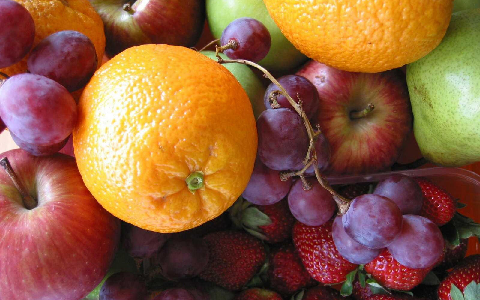 Обои фрукты ягода апельсины на рабочий стол