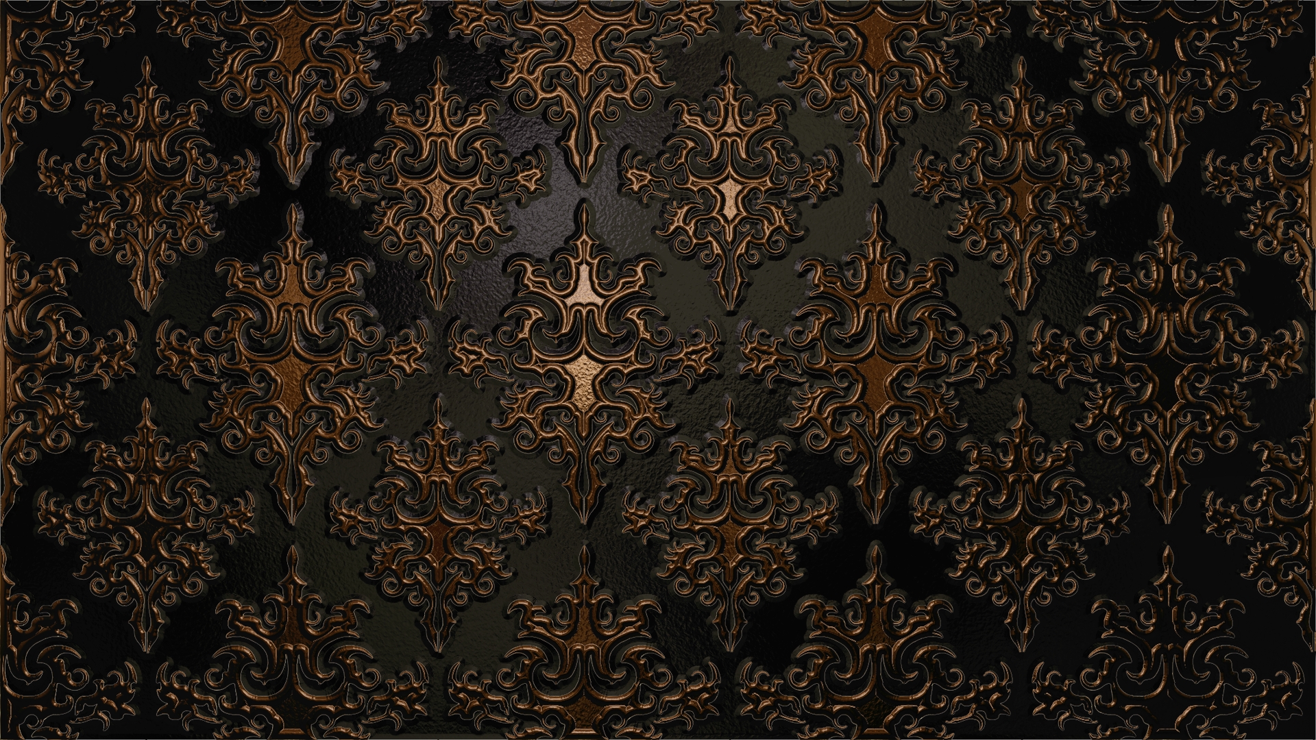 Wallpapers ornament traceries black background on the desktop