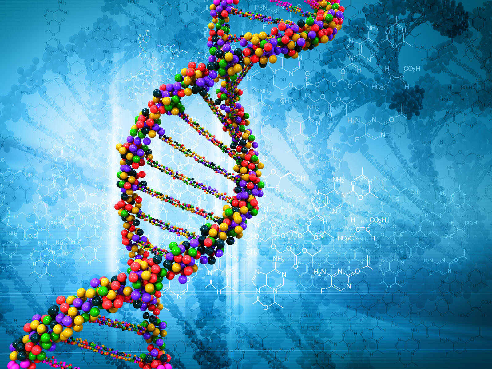 Обои молекула ДНК наука на рабочий стол