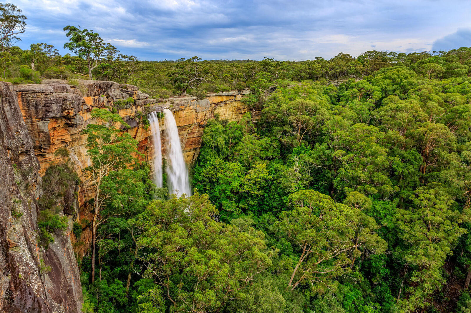 Обои пейзаж водопад Австралия на рабочий стол