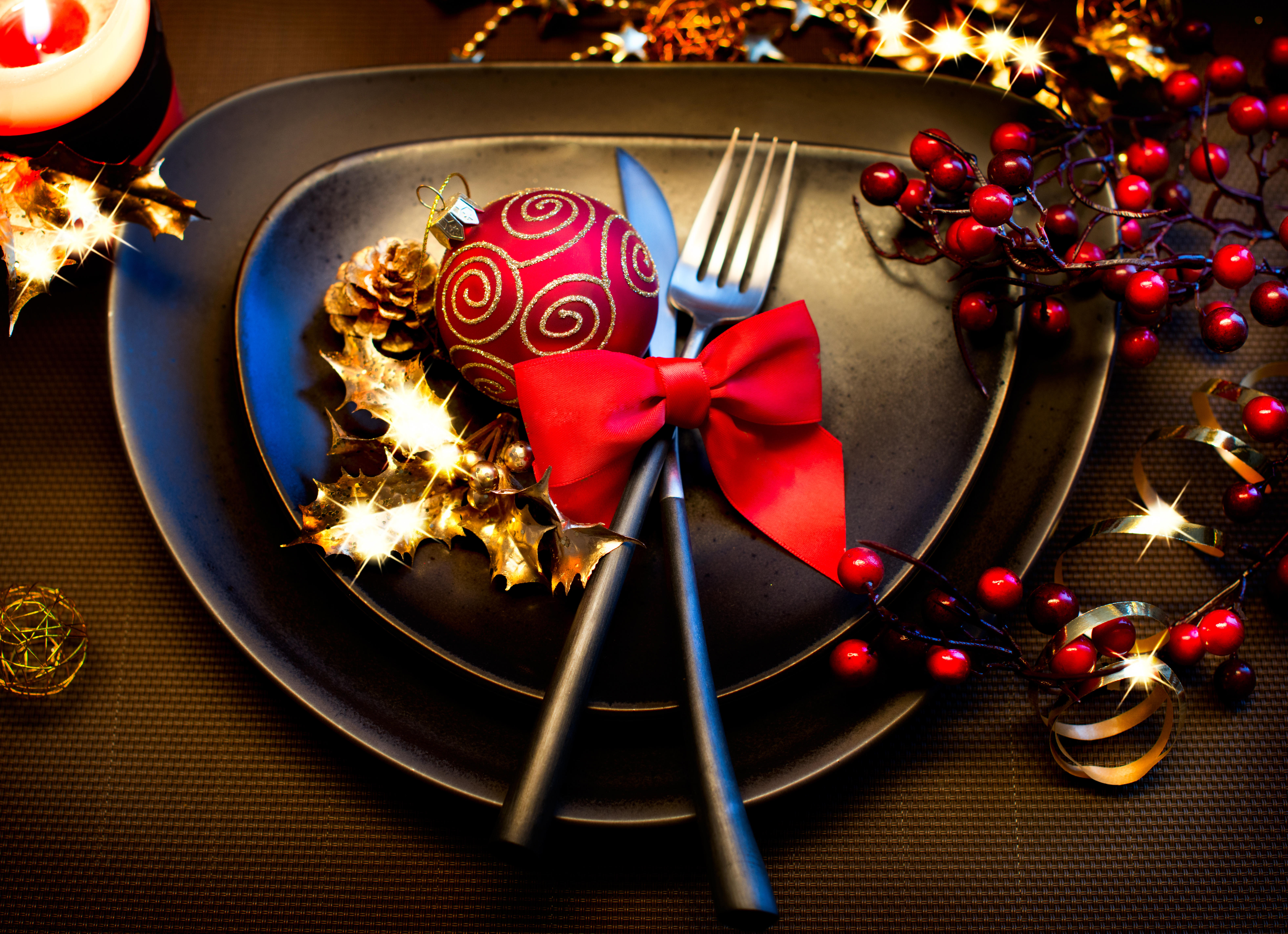 桌面上的壁纸新年餐桌 设计 新年