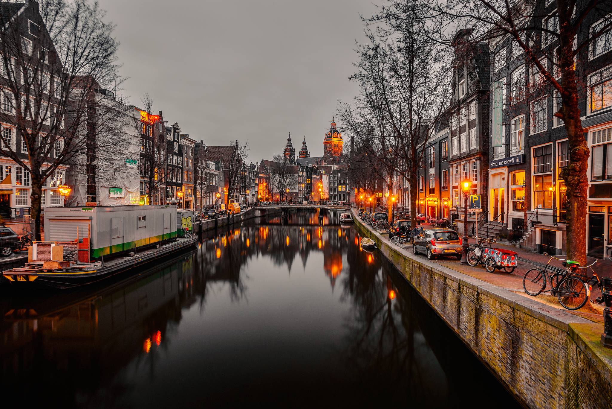 Обои Амстердам Голландия расположен в провинции Северная Голландия на рабочий стол