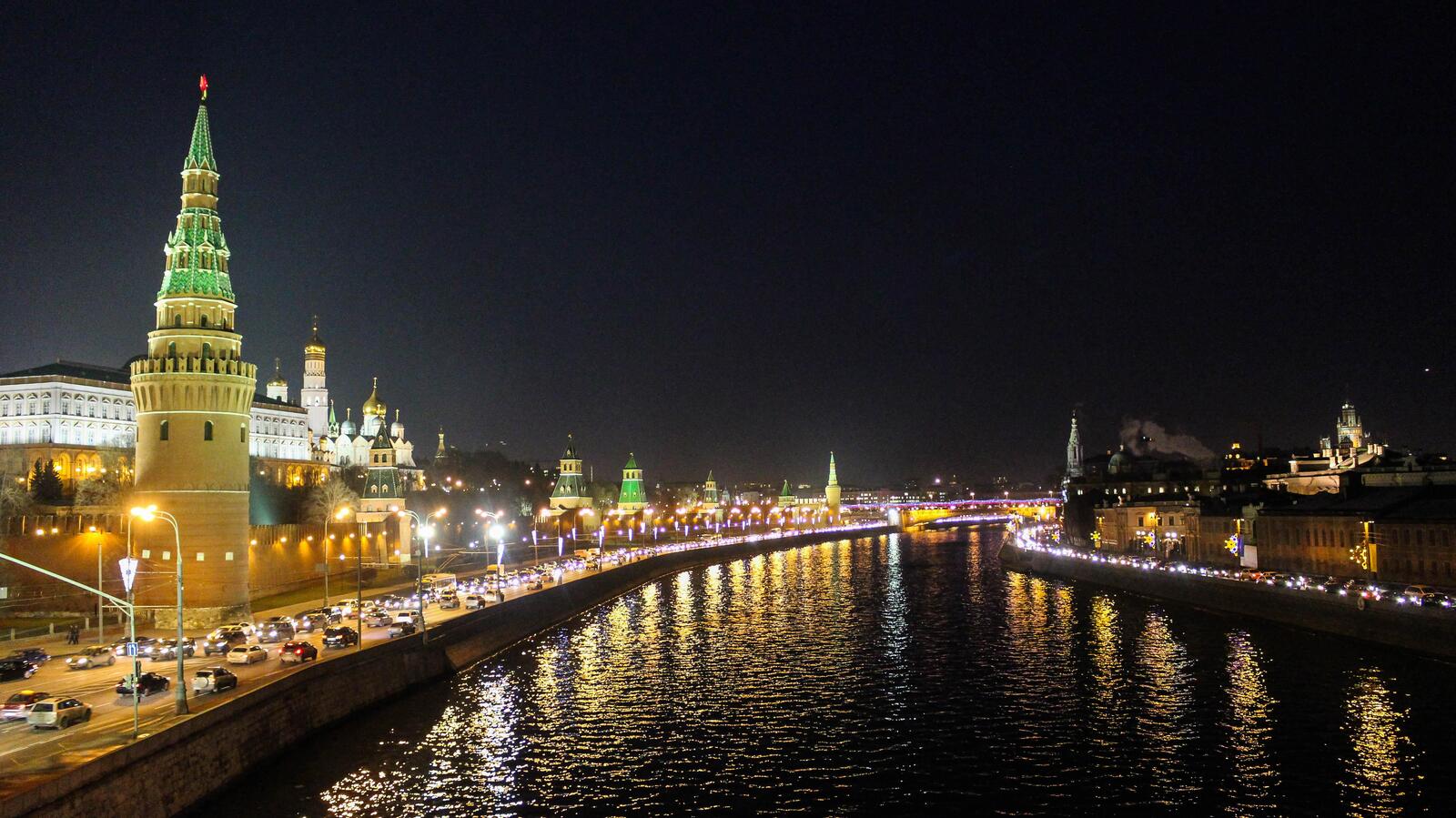 桌面上的壁纸莫斯科 桥牌 河流